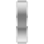 Stepped-Edge Knurled Flat Band
