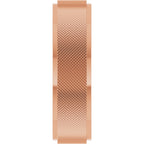Stepped-Edge Knurled Flat Band