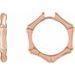Bamboo Hoop Earrings