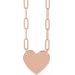 Engravable Heart Necklace