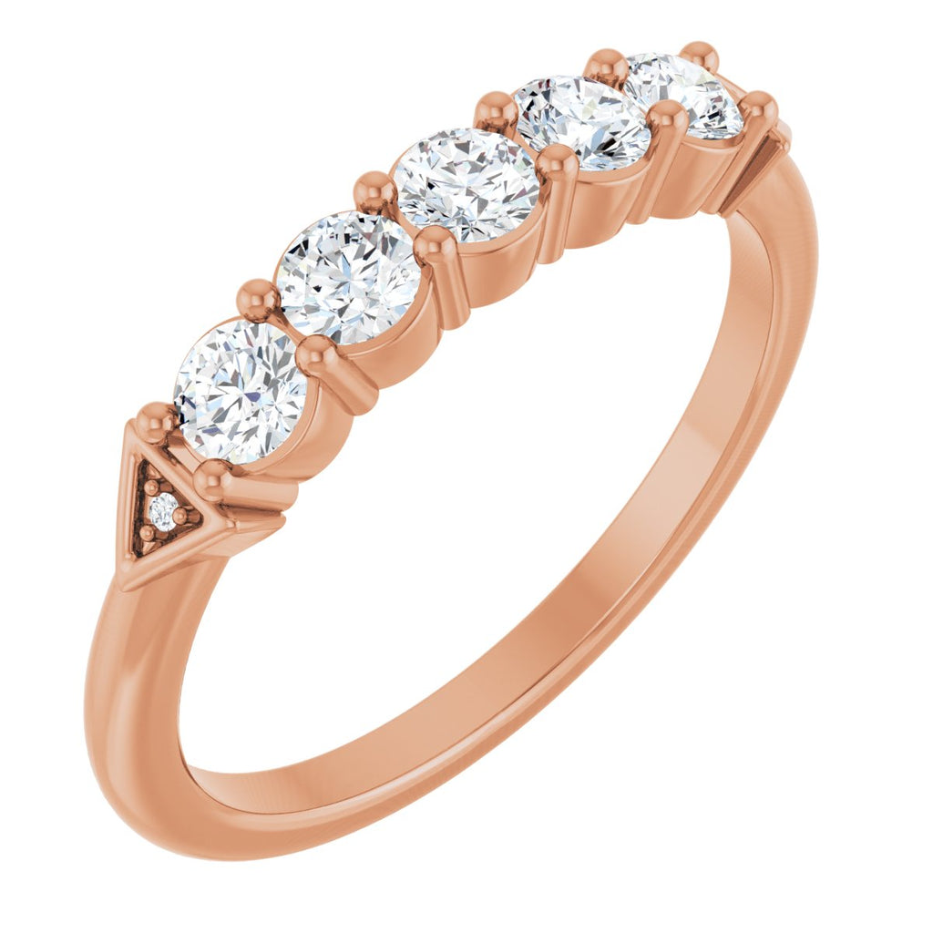 Five-Stone Anniversary Band