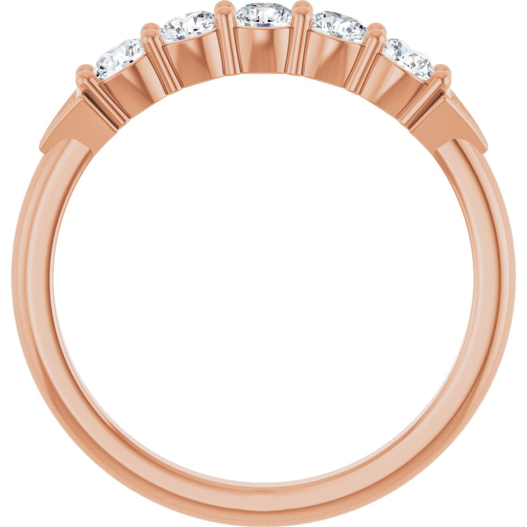 Five-Stone Anniversary Band