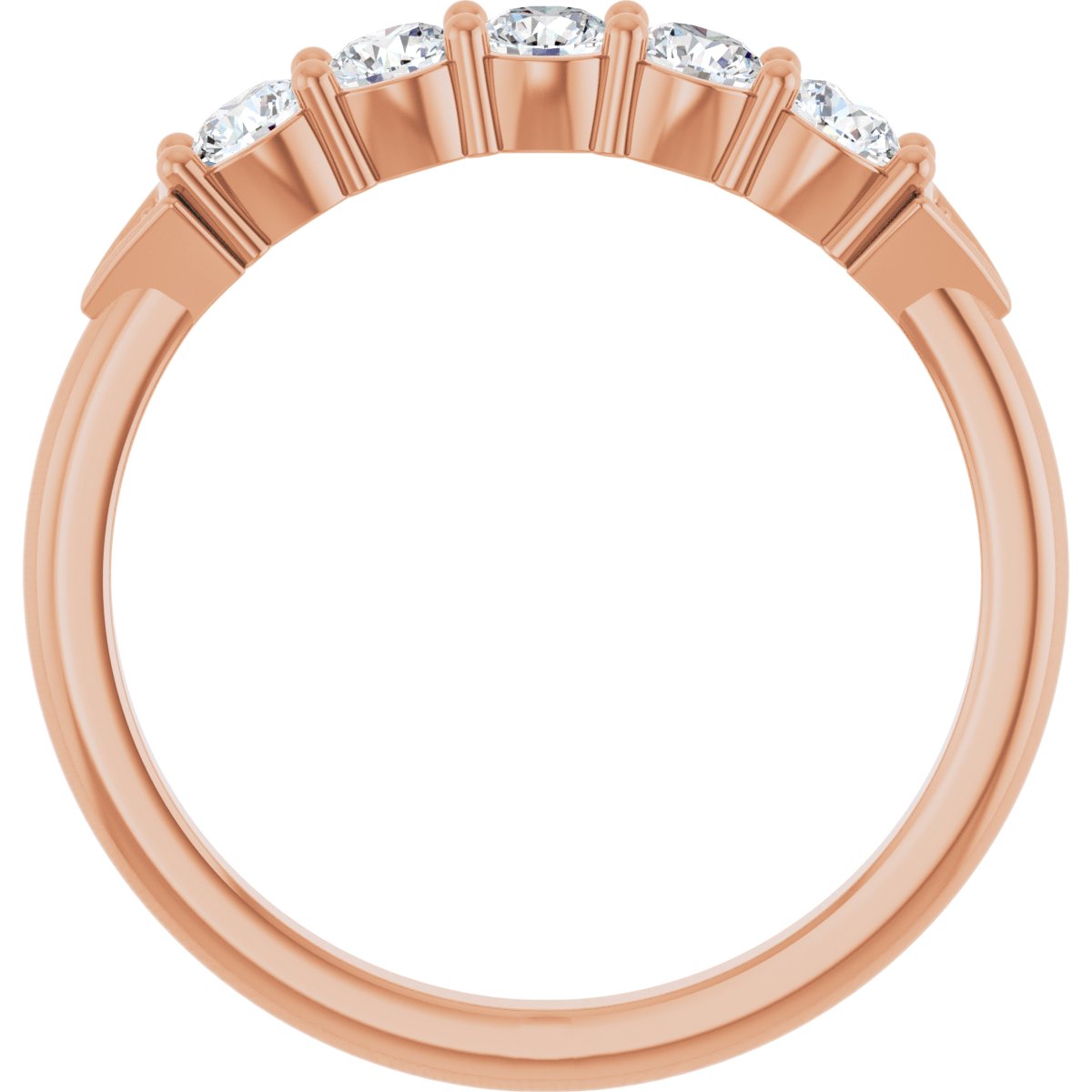 Five-Stone Anniversary Band
