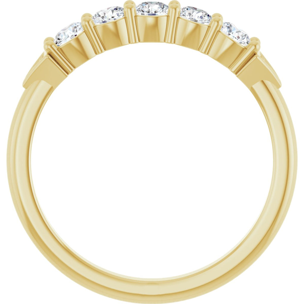 Five-Stone Anniversary Band