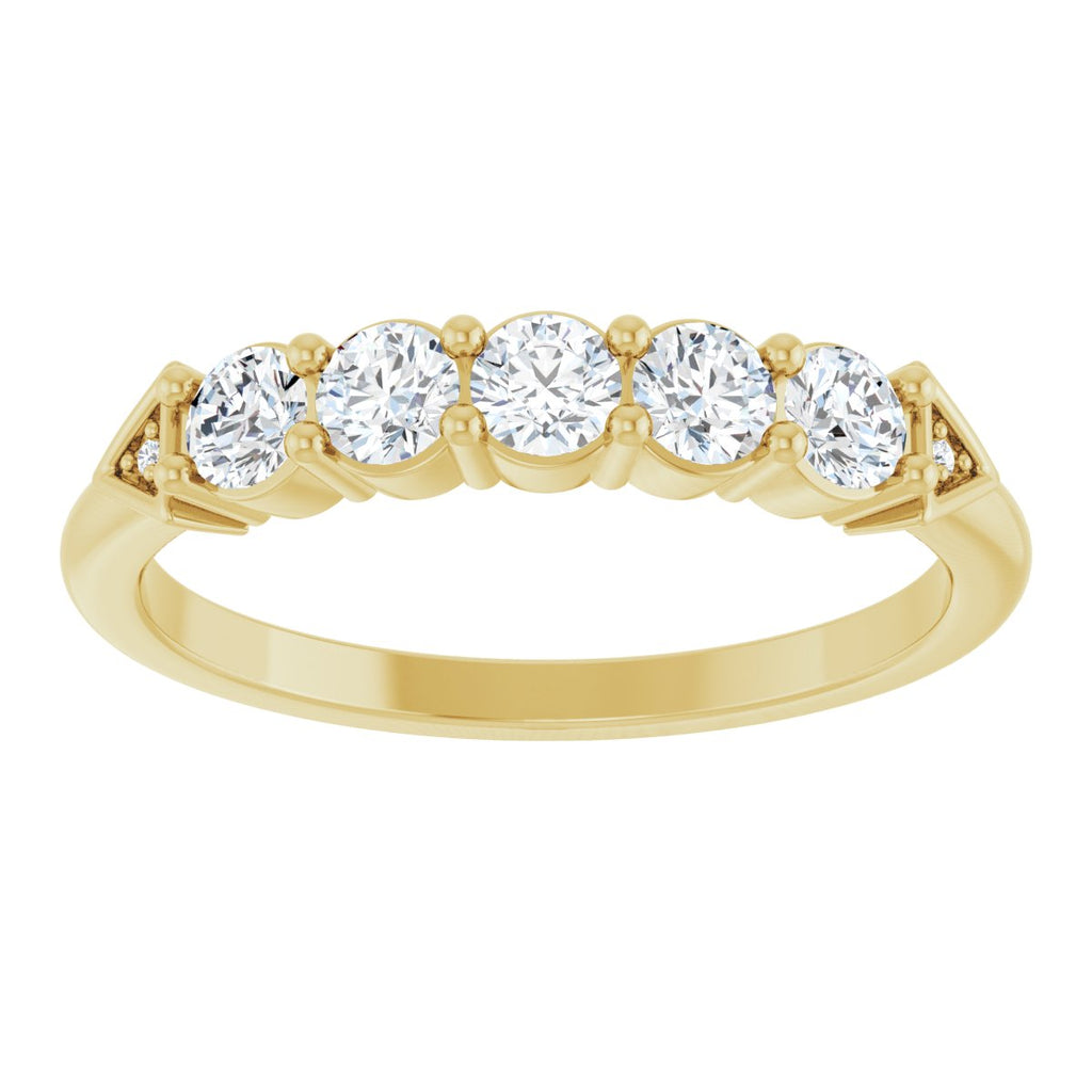 Five-Stone Anniversary Band