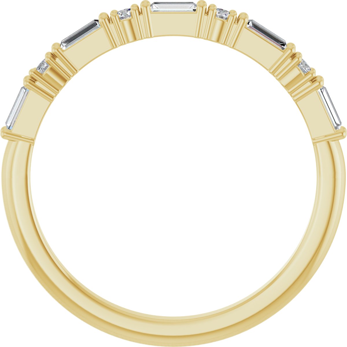 Multi-Shape Anniversary Band