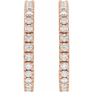 Accented Hoop Earrings