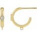 Marquise Hoop Earring Top