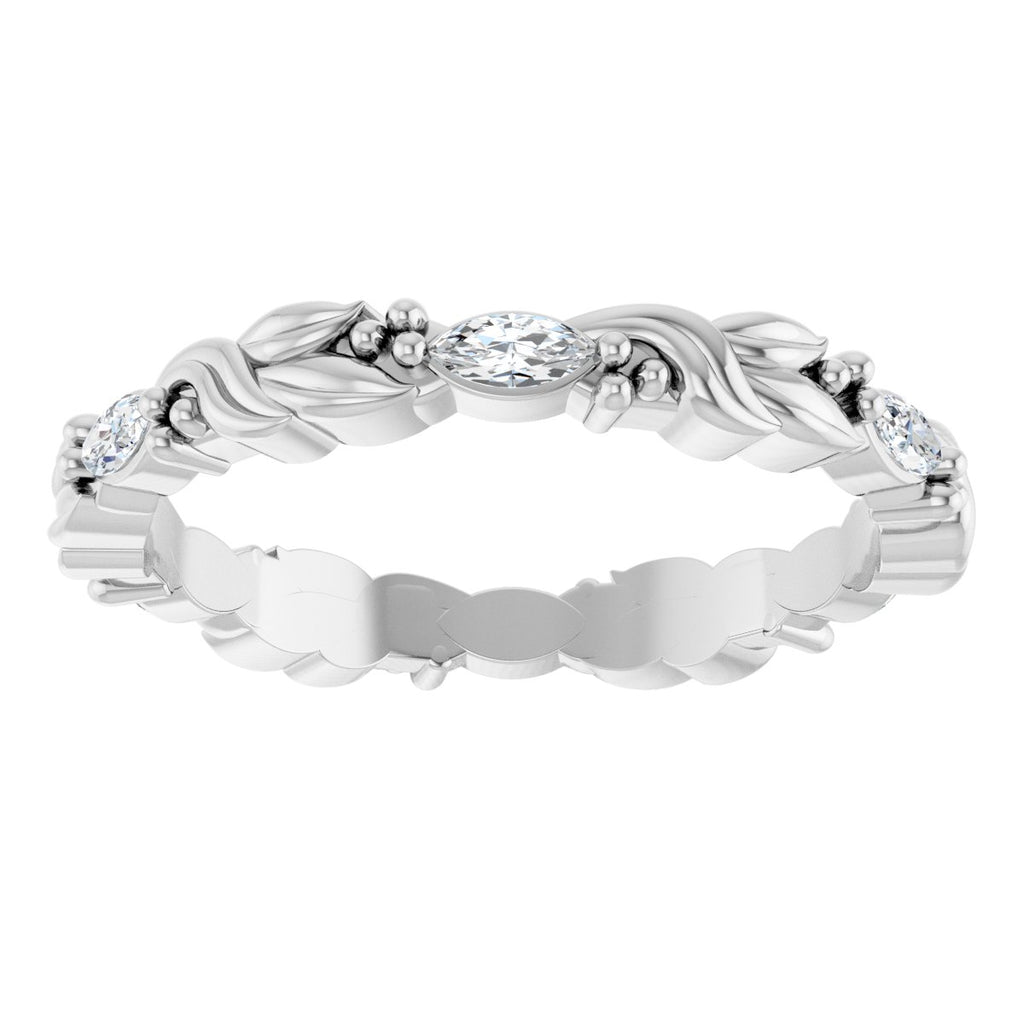 Floral Eternity Band