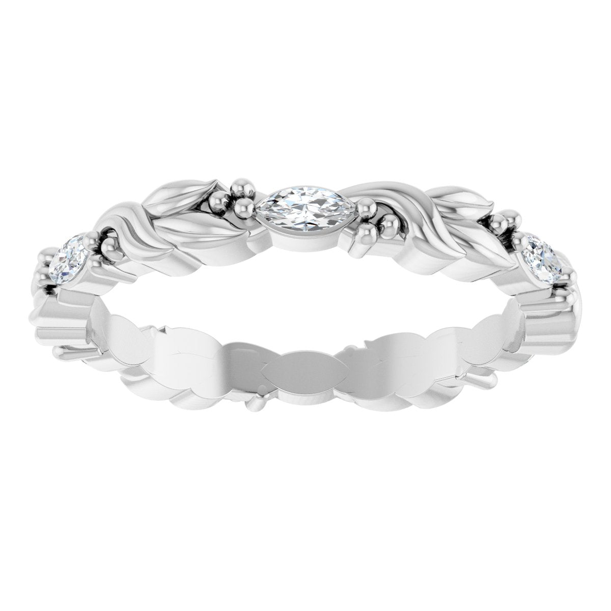 Floral Eternity Band