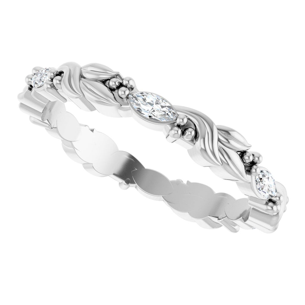 Floral Eternity Band