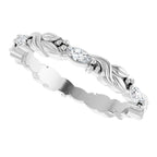 Floral Eternity Band