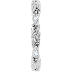 Floral Eternity Band