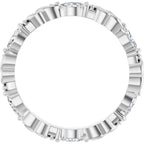 Floral Eternity Band
