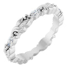 Floral Eternity Band