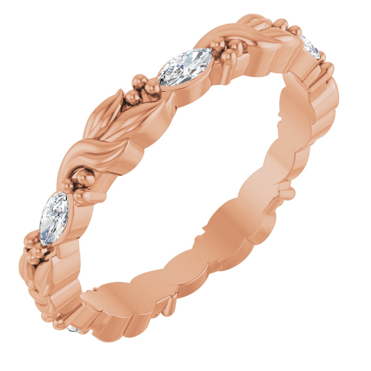 Floral Eternity Band