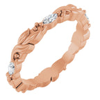 Floral Eternity Band