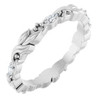 Floral Eternity Band