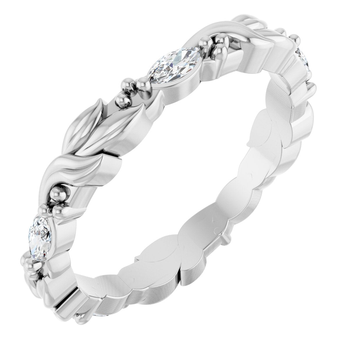 Floral Eternity Band