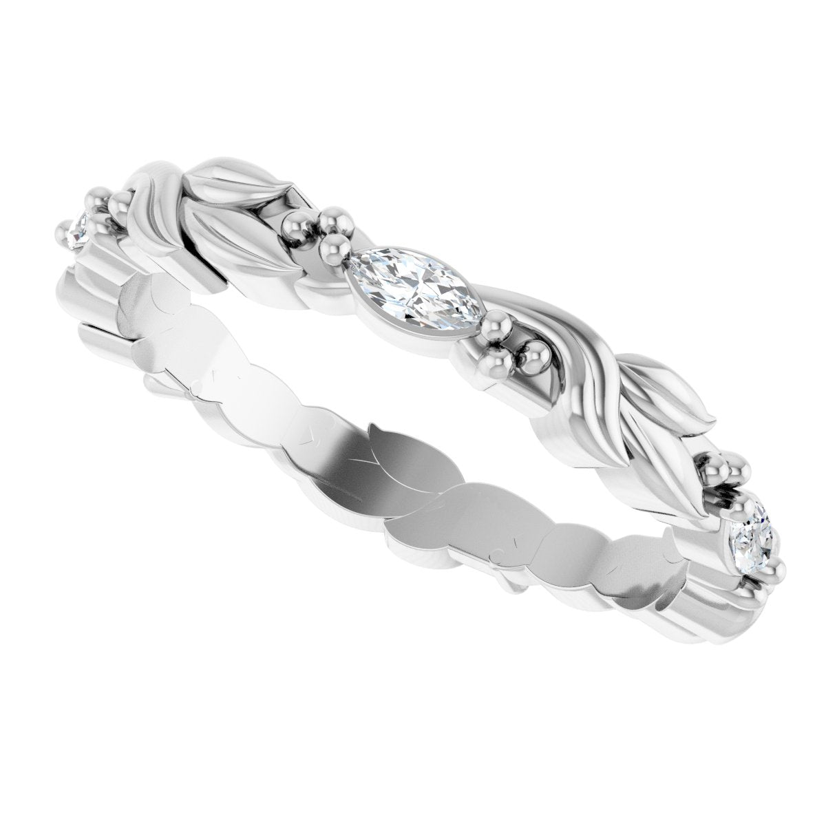 Floral Eternity Band