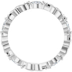 Floral Eternity Band