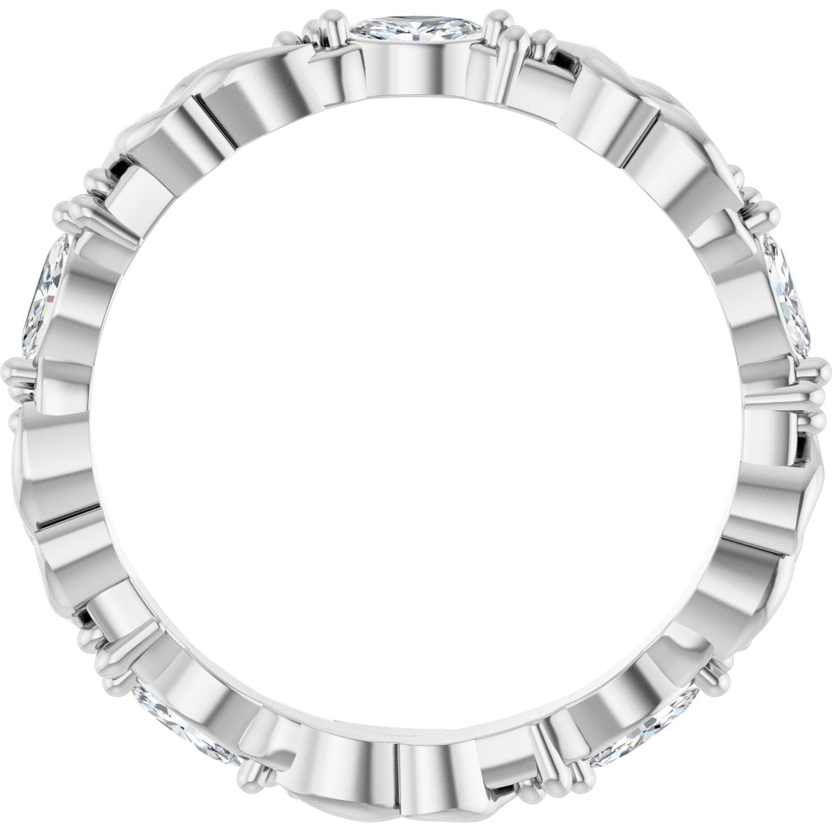 Floral Eternity Band