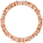 Floral Eternity Band