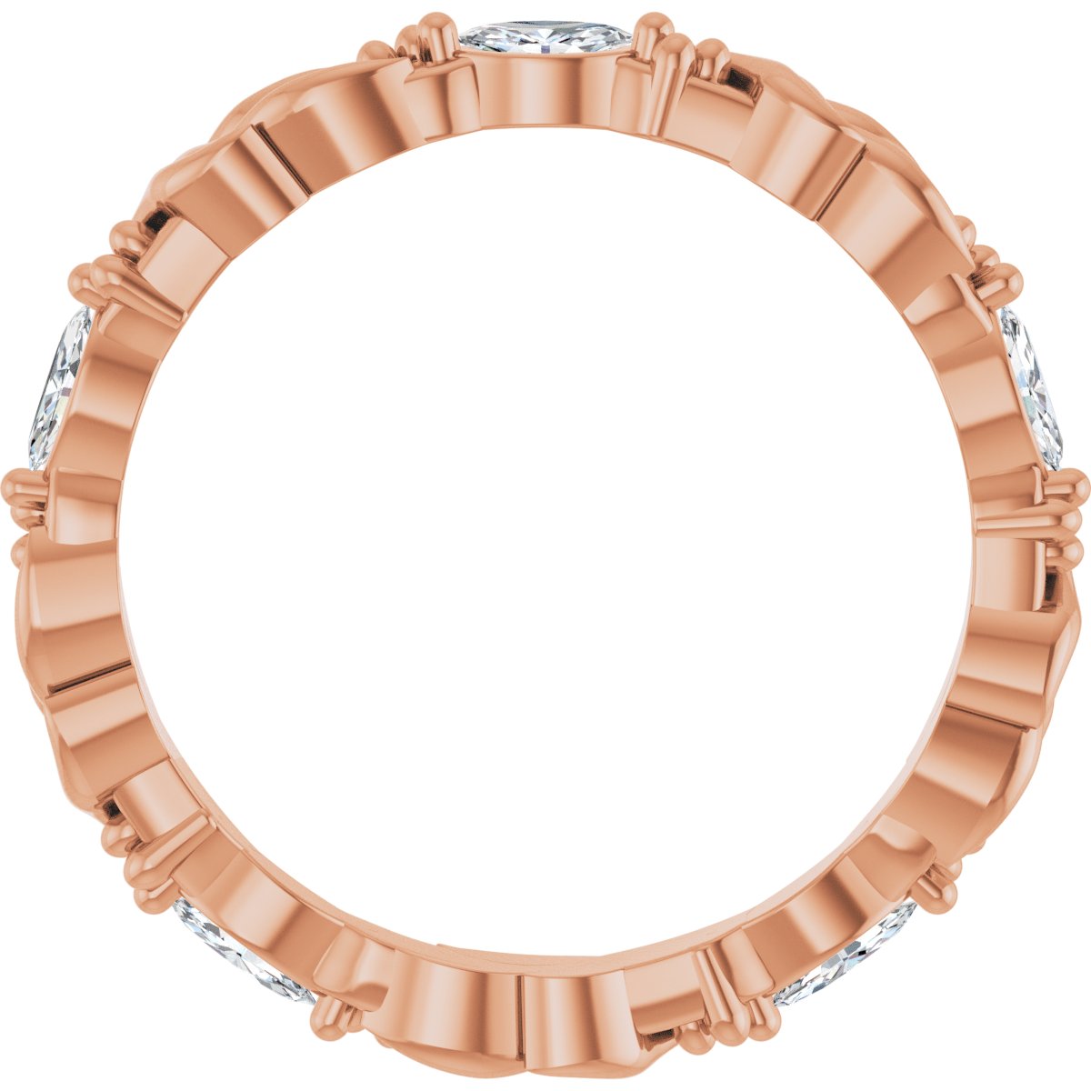 Floral Eternity Band