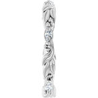 Floral Eternity Band