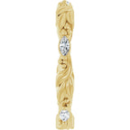 Floral Eternity Band