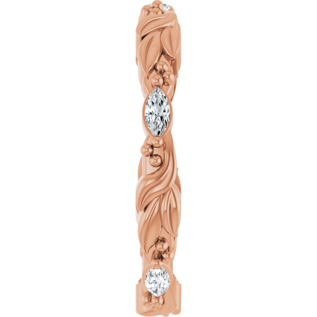 Floral Eternity Band