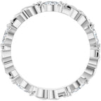 Floral Eternity Band