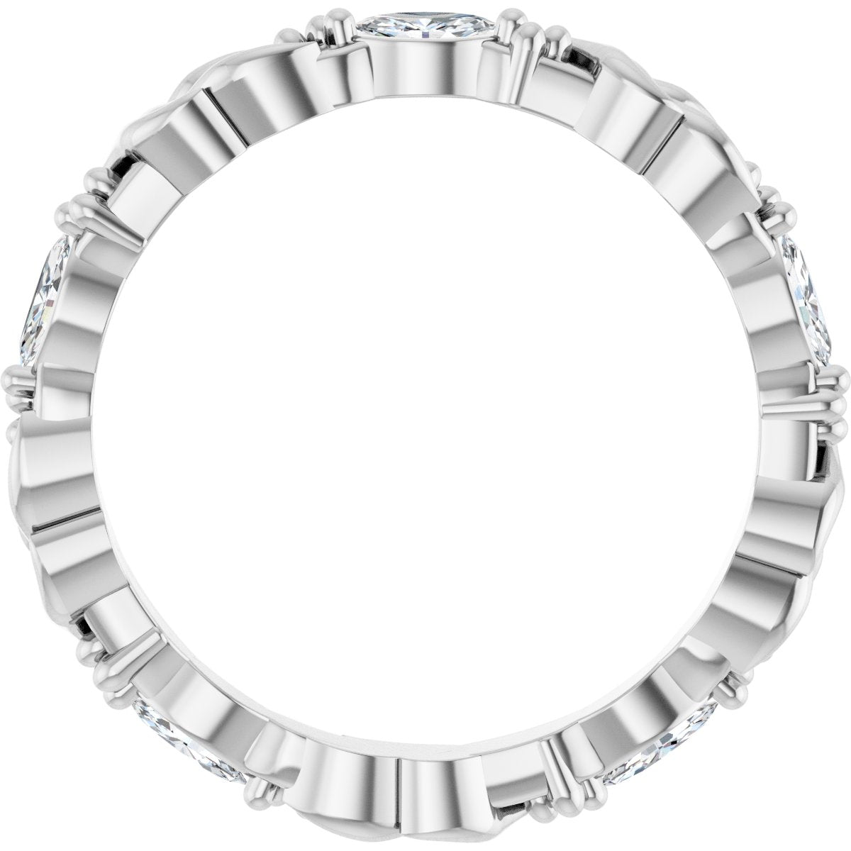 Floral Eternity Band