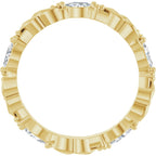 Floral Eternity Band