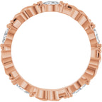 Floral Eternity Band