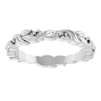 Floral Eternity Band