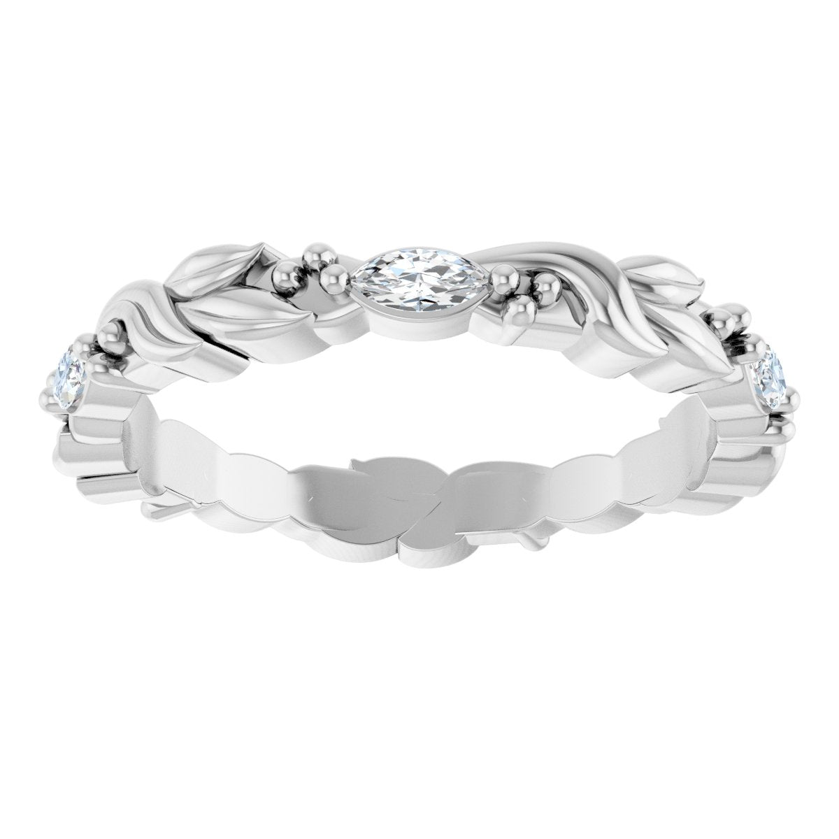Floral Eternity Band