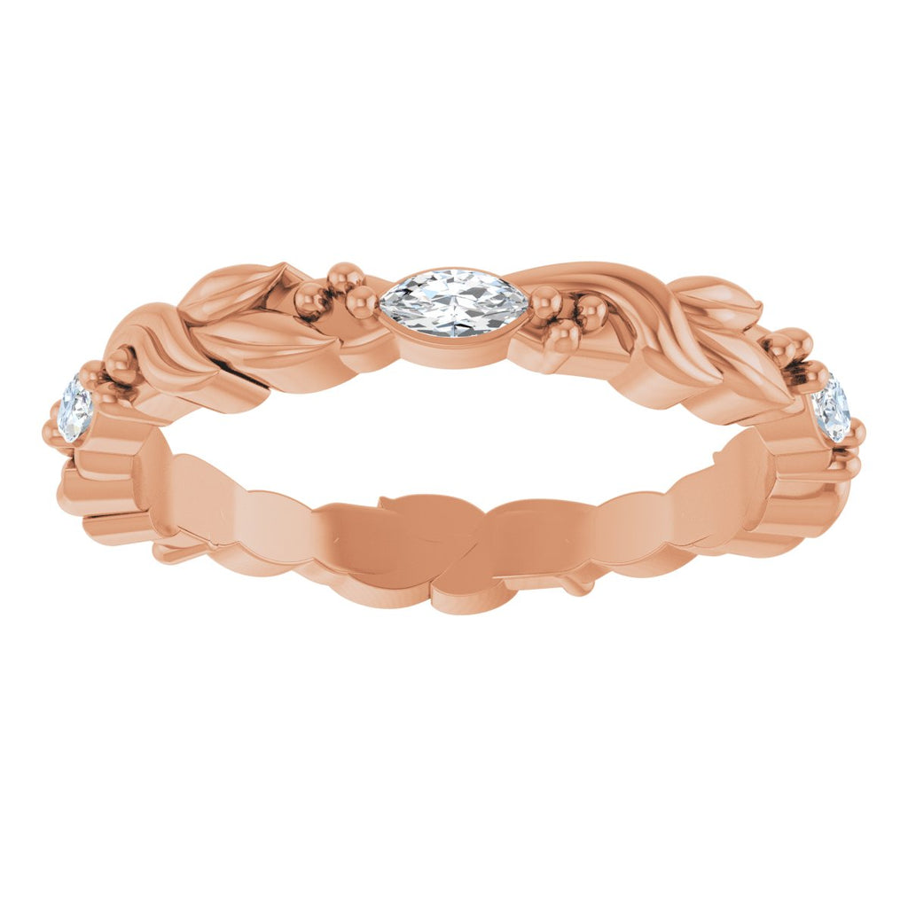 Floral Eternity Band