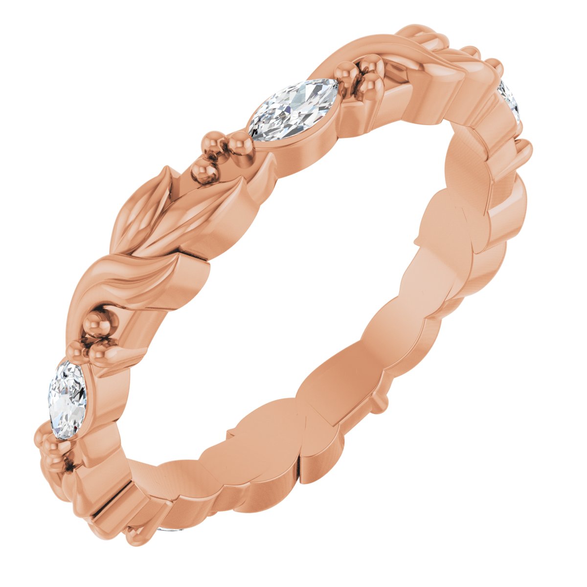 Floral Eternity Band