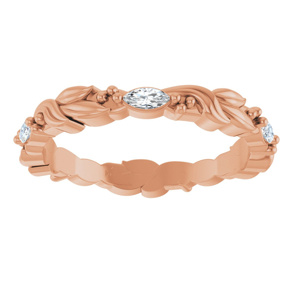 Floral Eternity Band