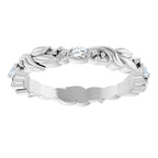 Floral Eternity Band