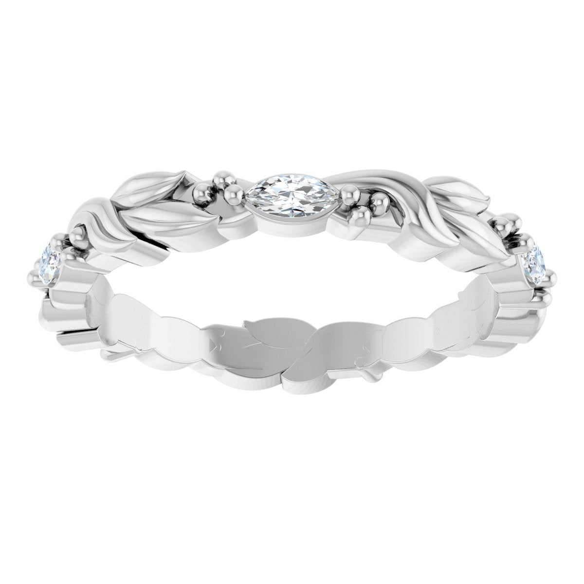 Floral Eternity Band
