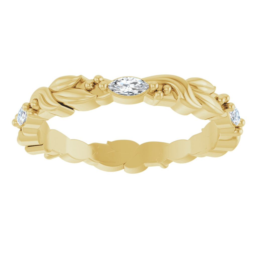 Floral Eternity Band