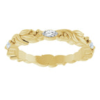 Floral Eternity Band