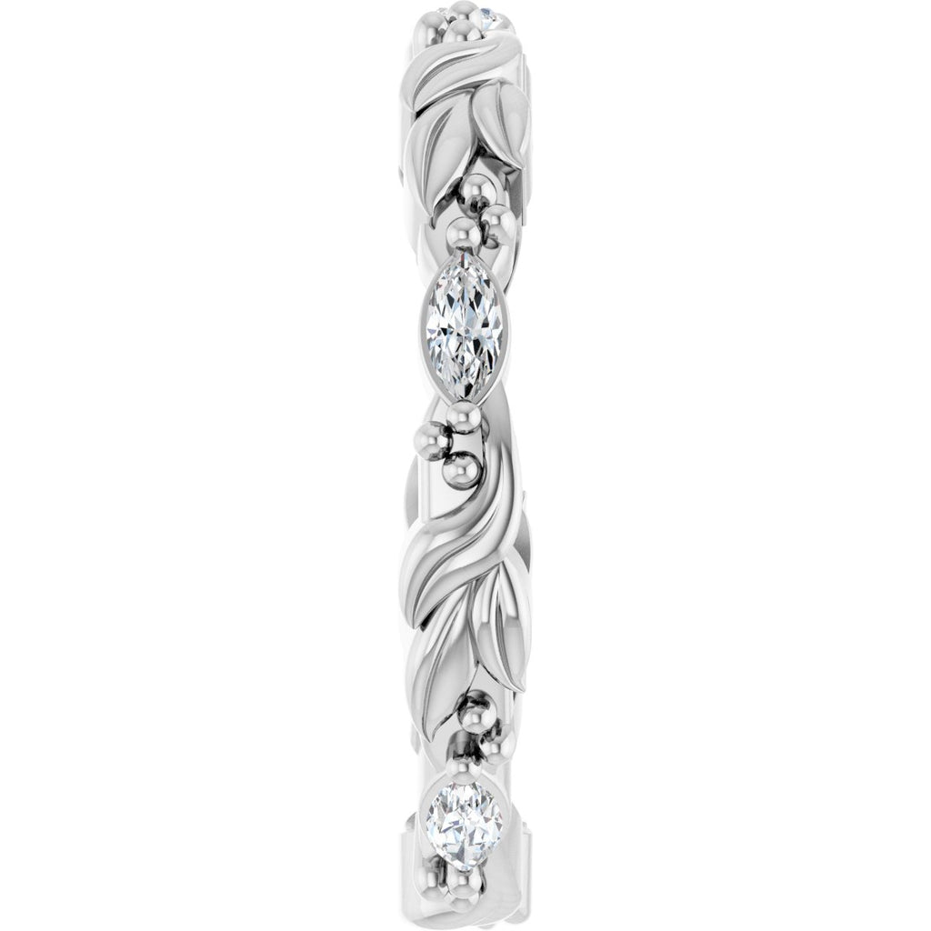 Floral Eternity Band