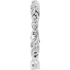 Floral Eternity Band