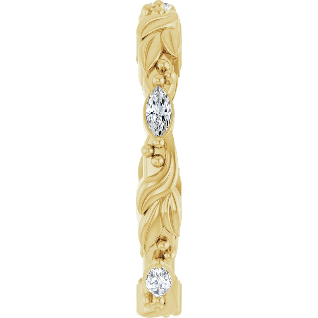 Floral Eternity Band