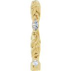 Floral Eternity Band