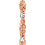 Floral Eternity Band