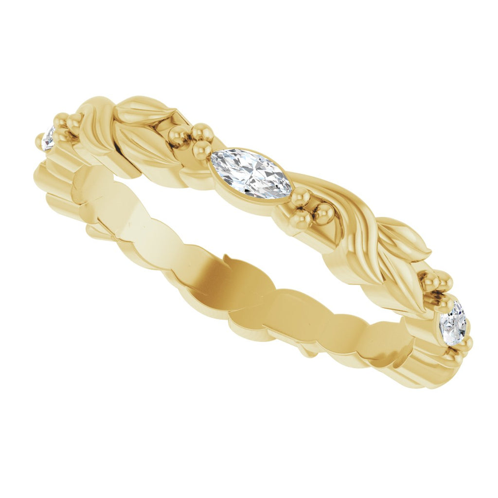 Floral Eternity Band